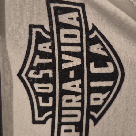 Pura Vida White Tank with Colorful Rainforest Design - Picture 3 of 5